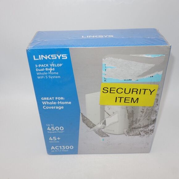 NEW Linksys Velop AC1300 Dual-Band Mesh Wi-Fi 5 System (3 Pack) White - Picture 4 of 9